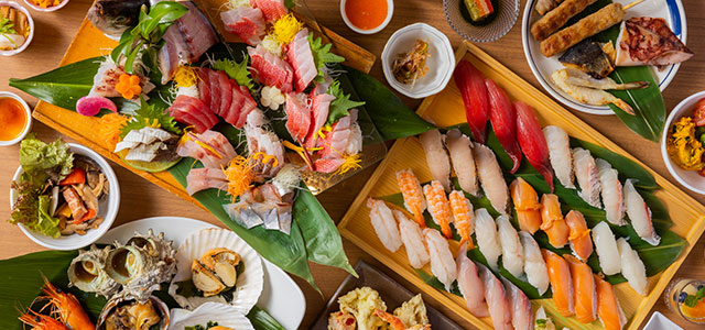 ホテル松島大観荘の和風海鮮バイキング