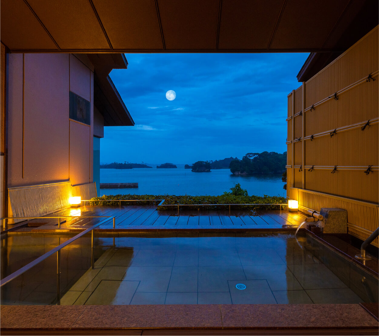 松島温泉小松館好風亭露天風呂