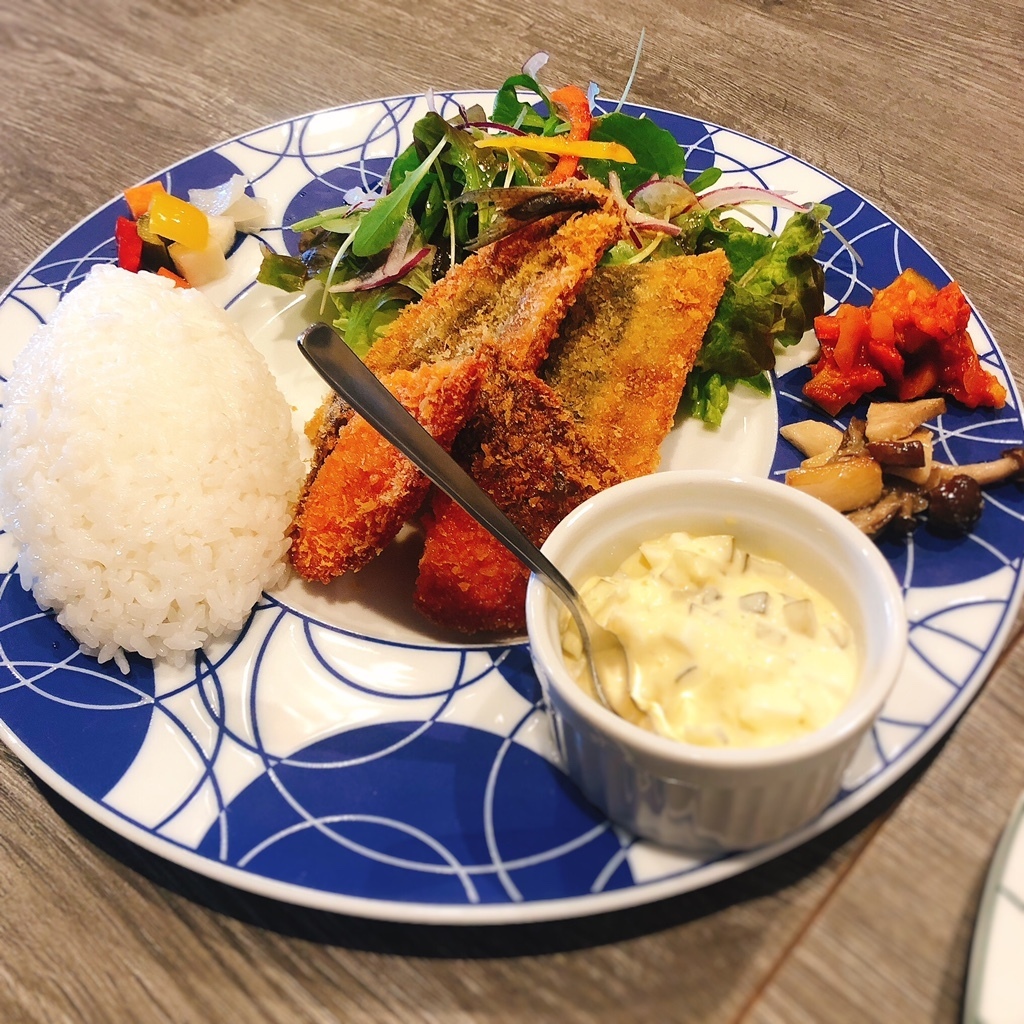 cafe the bayのランチプレート
