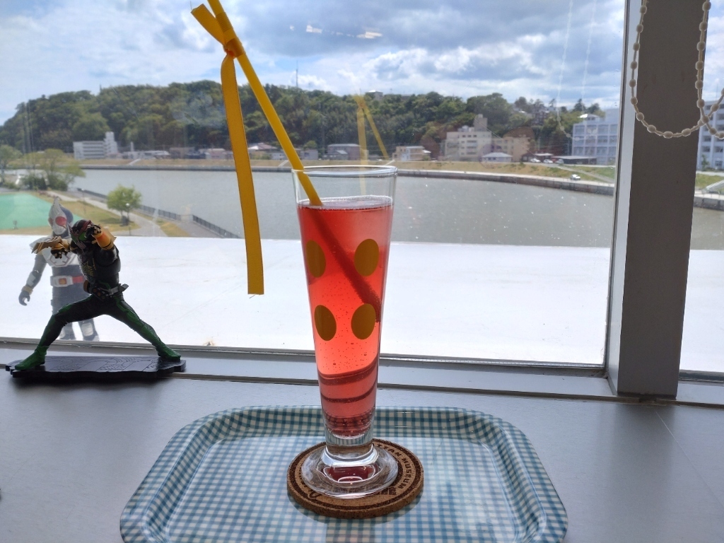 展望喫茶bluezoneのソーダ