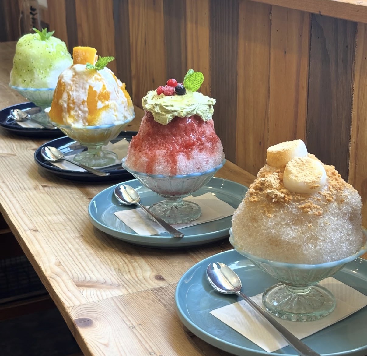 cafe蓮の夏季限定かき氷