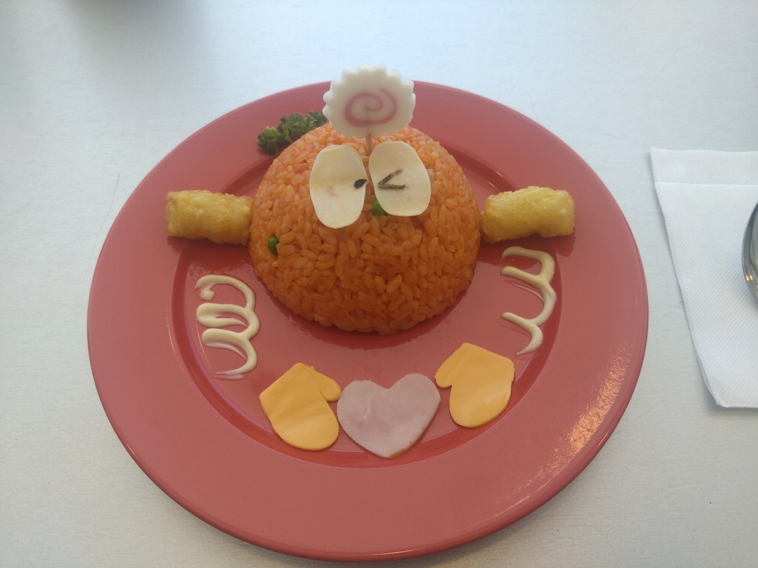展望喫茶bluezoneのチキンライス