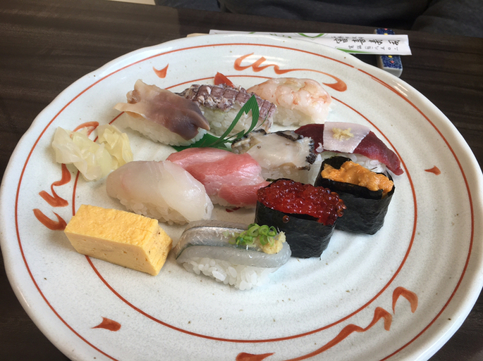 富喜寿司の握り寿司