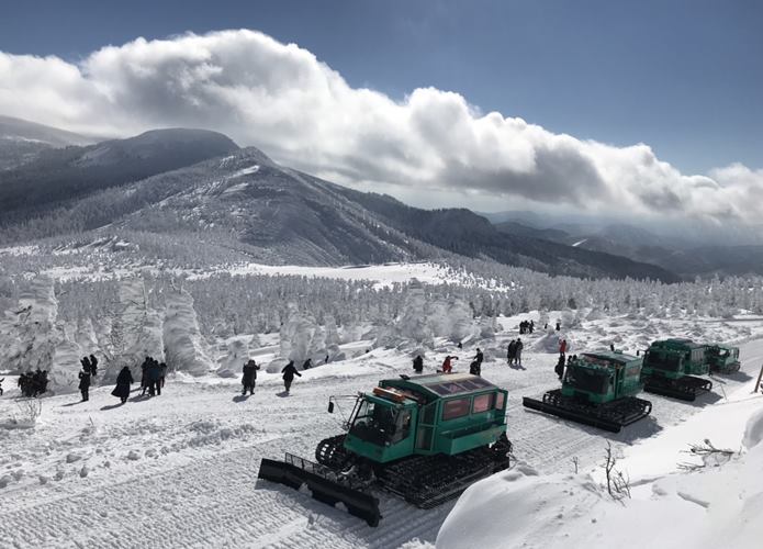 宮城蔵王　樹氷コースルート