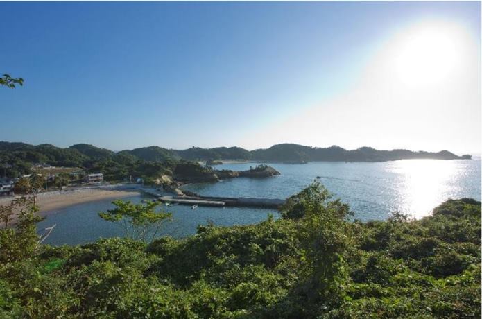 月浜海岸　俯瞰
