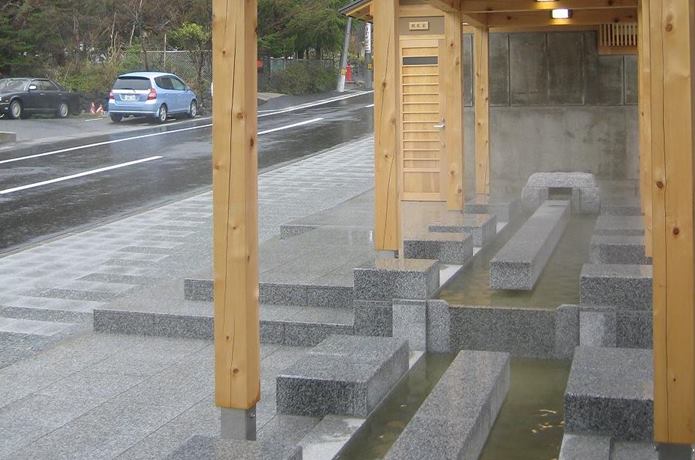 遠刈田温泉　足湯