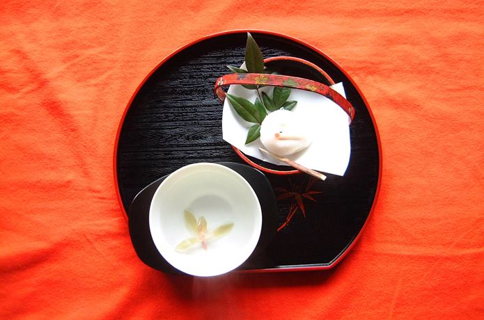 武家屋敷　春蘭茶セット