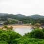 稲ヶ﨑公園からみた月浜海岸