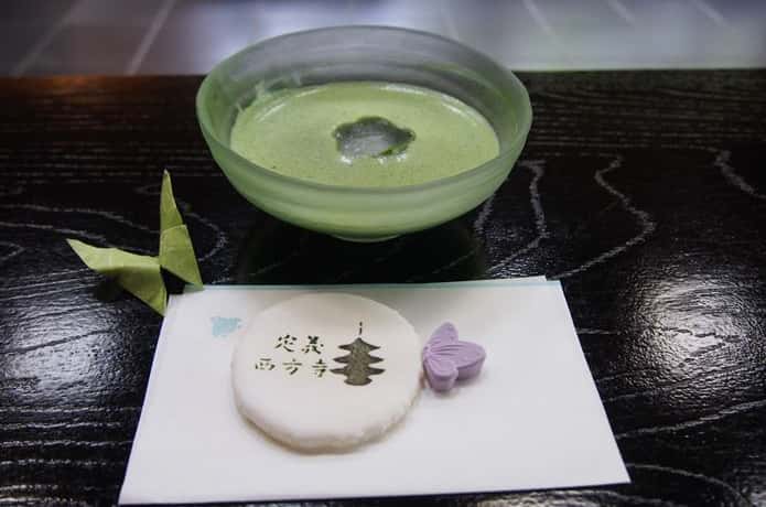 冷抹茶と千菓子