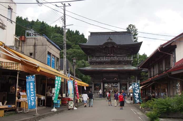 西方寺　商店街