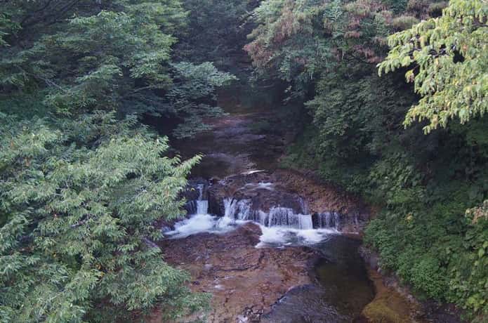 作並温泉　広瀬川