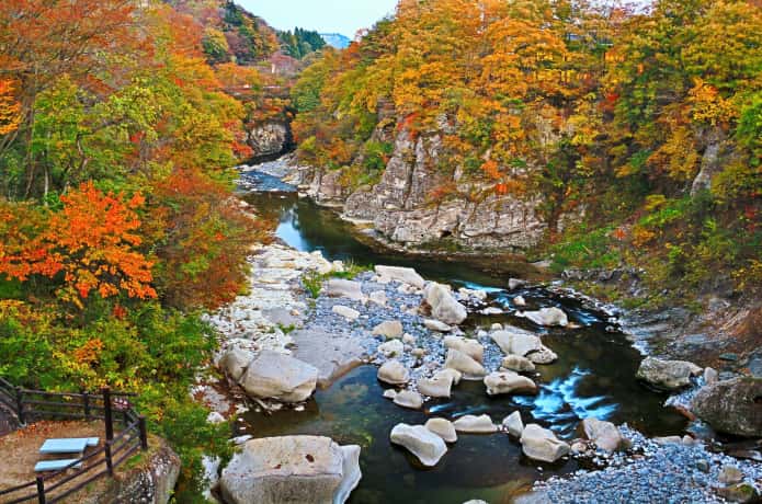 磊々峡　紅葉