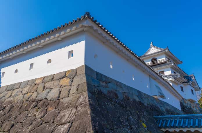 白石城　外壁の石垣