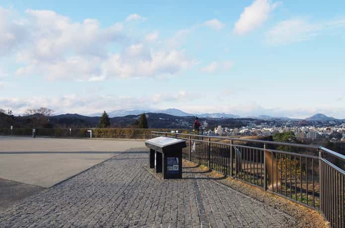仙台城・本丸跡　展望台