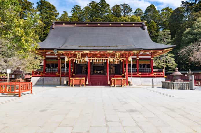 鹽竈神社　左右宮拝殿
