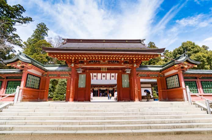 志波彦神社 神門