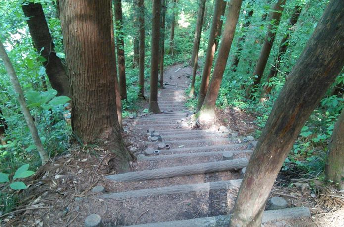 秋保大滝へと続く道