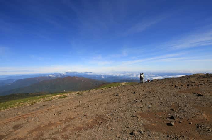 熊野岳山頂からの景色