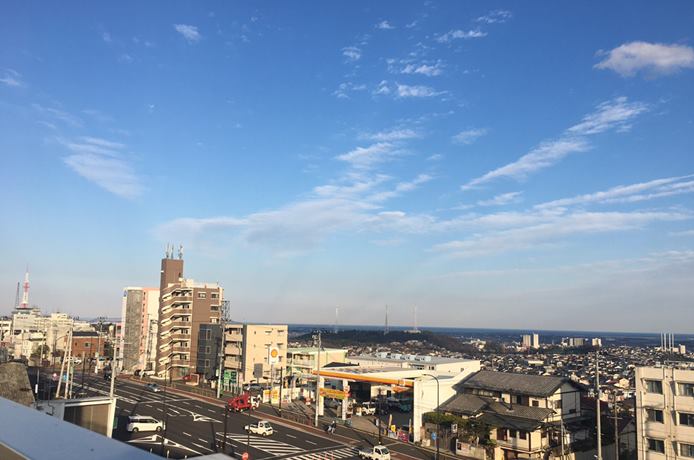 八木山てっぺん広場からの景色