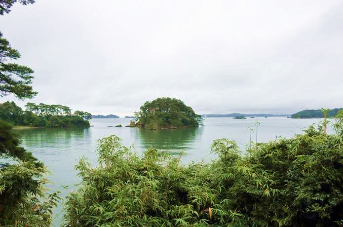 福浦島　弁天堂からの景色