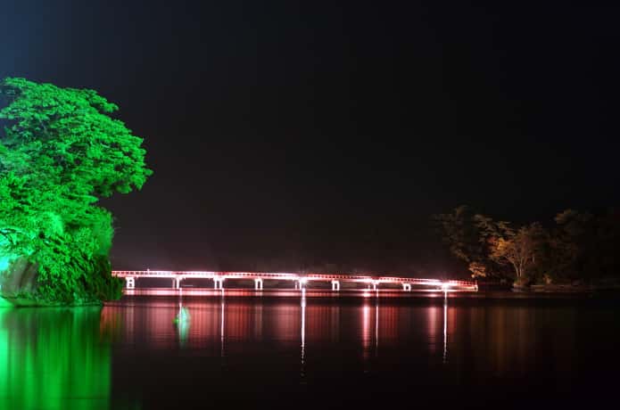 福浦橋　ライトアップ