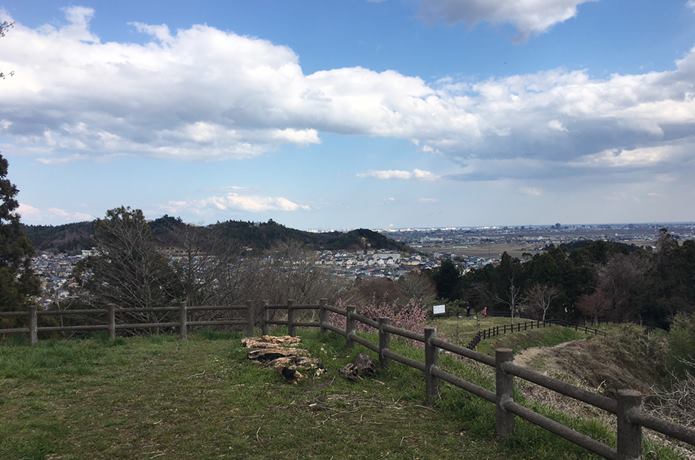 松森城と街並み
