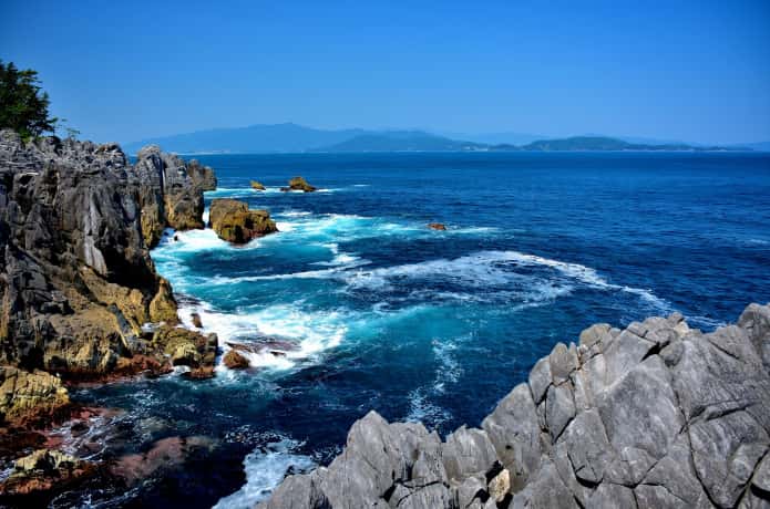 唐桑半島の海景色