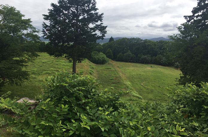雷神山古墳の風景