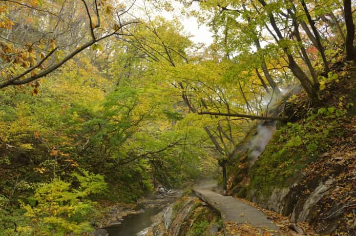 鬼首温泉　地獄谷遊歩道