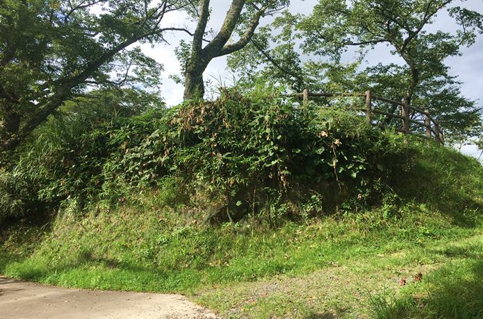 岩切城　頂上手前
