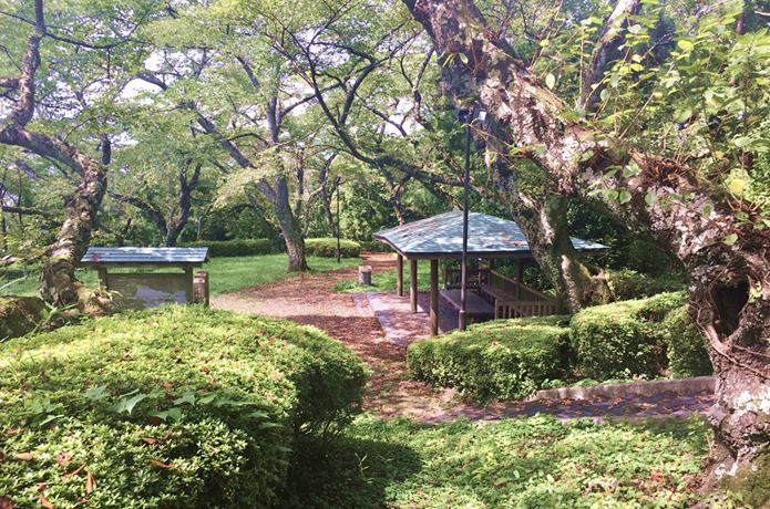 利府城跡　東屋