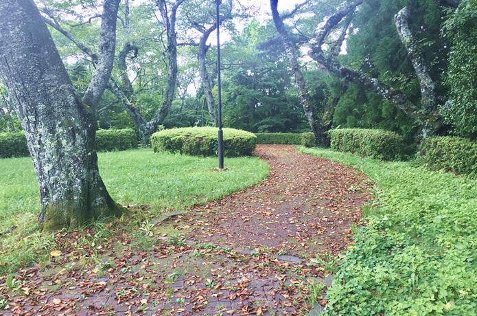 利府城　園内　遊歩道