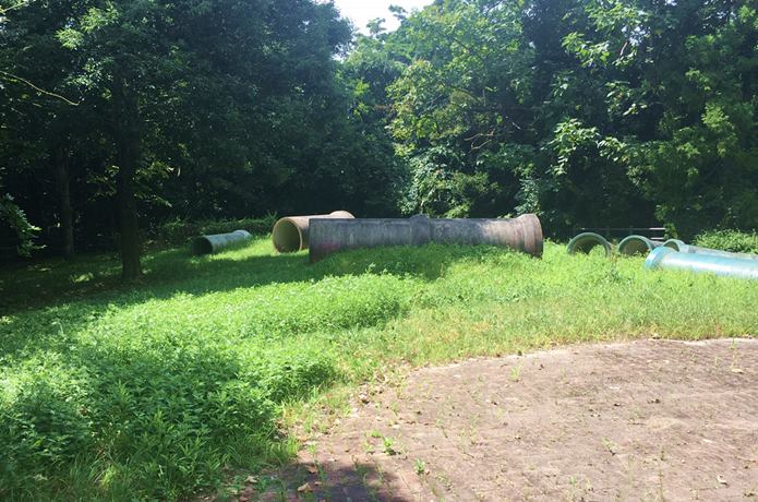 利府城跡　土管