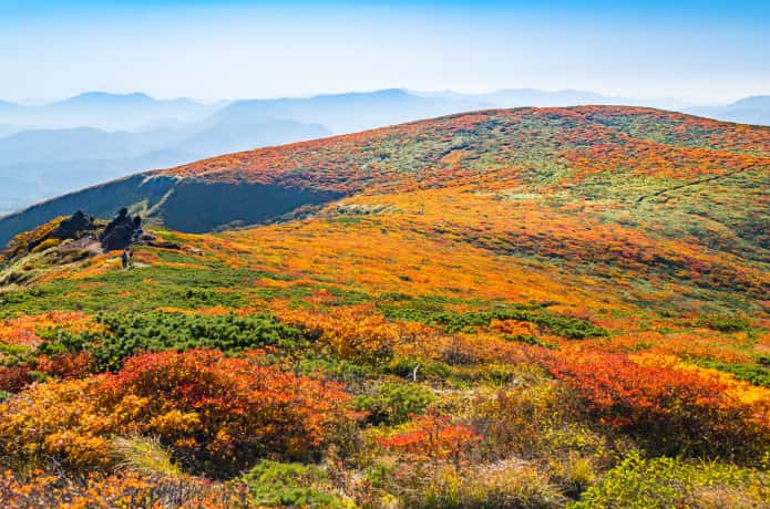 秋の栗駒山