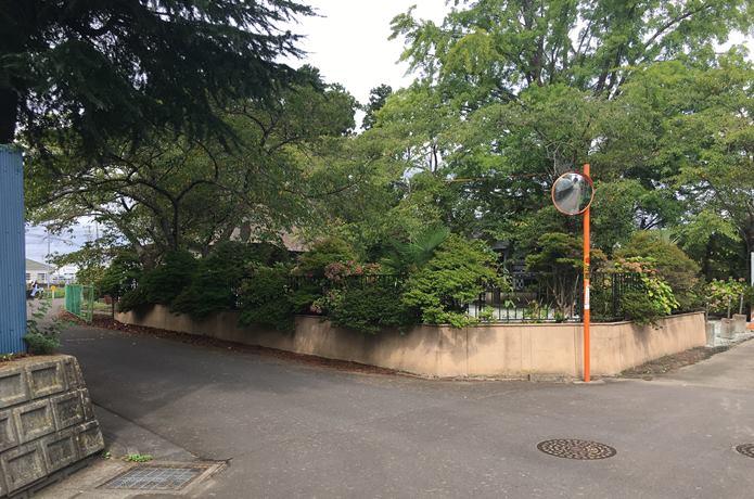 落合観音堂　入り口