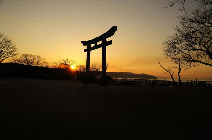 石巻　日和山　日の出