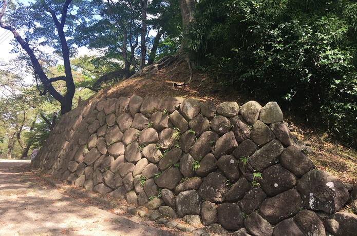 岩出山城　石垣