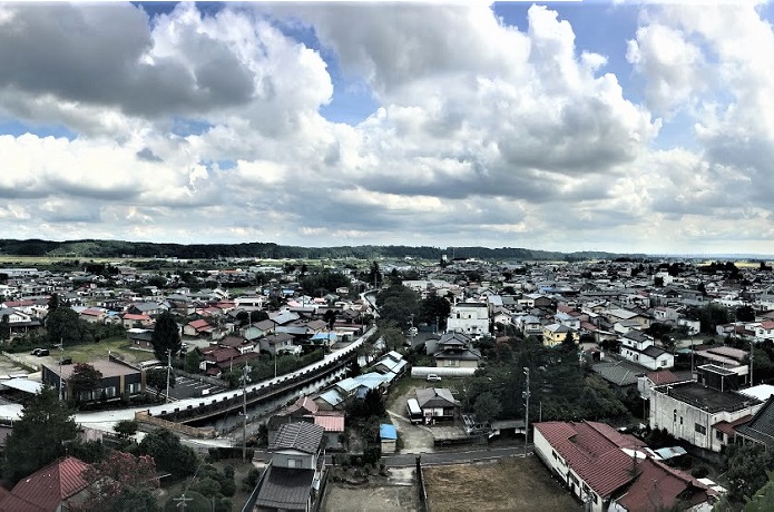 岩出山からの景色