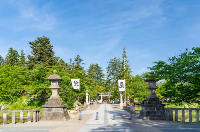 上杉神社境内