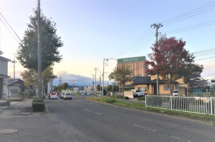 北目城　周辺道路