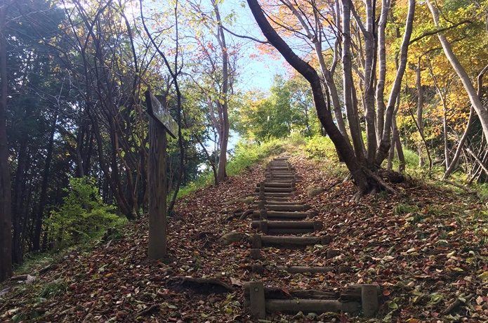 太白山　階段