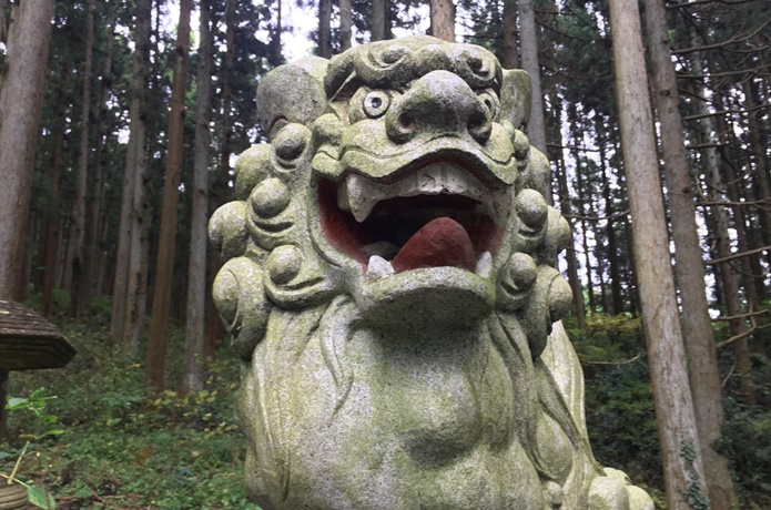 太白山　狛犬