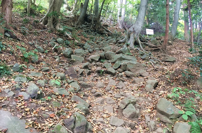 太白山　ガレ場