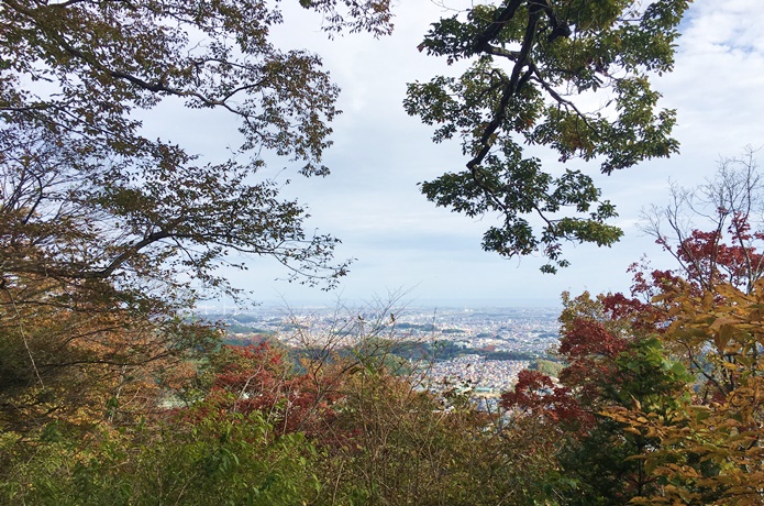 太白山山頂からの景色