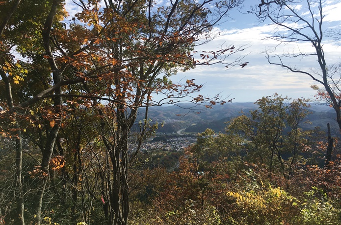 太白山　山頂からみる東北道
