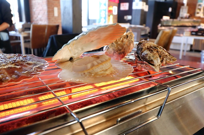 松島離宮　ホタテ浜焼き