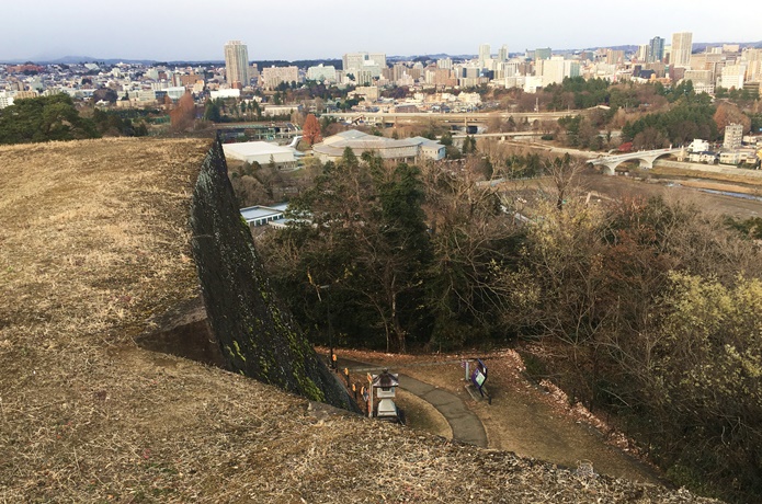 仙台城の石垣
