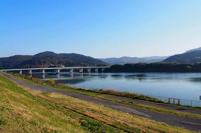 登米　北上川