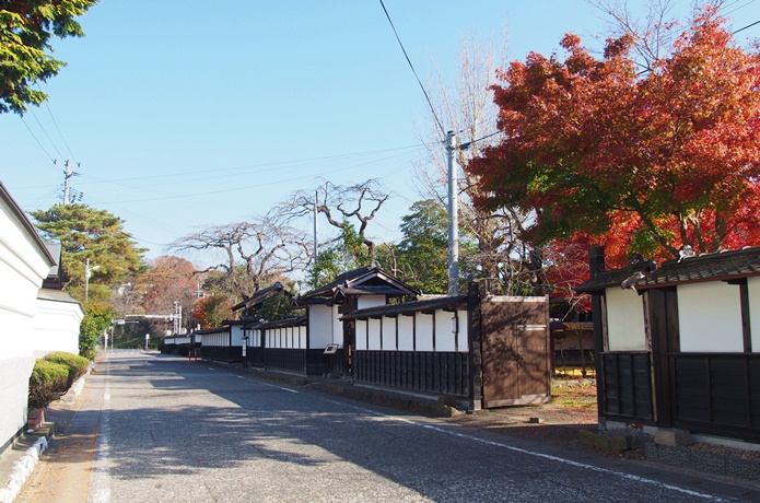 登米市　武家屋敷通り