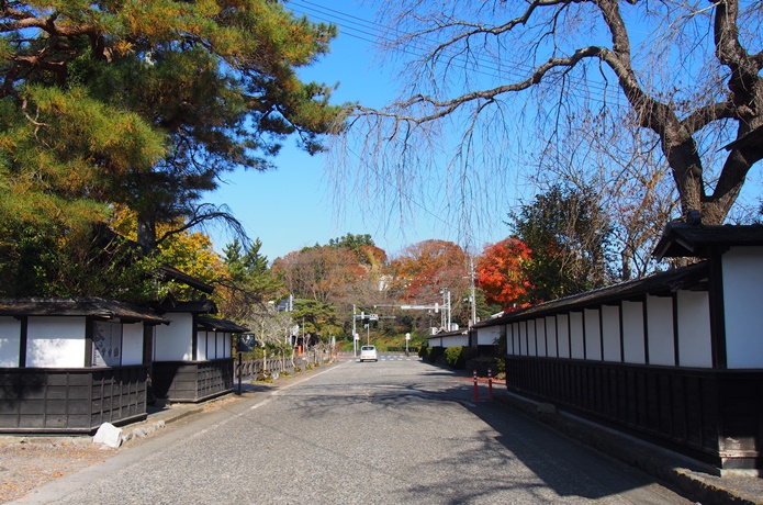 登米　武家屋敷通り